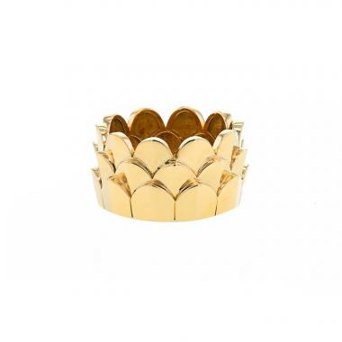Fred Une île d'or large model ring in yellow gold