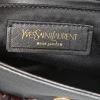 Bolso de mano Saint Laurent Port-Royal en cuero negro y ante negro - Detail D3 thumbnail