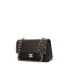 Chanel Timeless Classic handbag in black quilted leather - 00pp thumbnail
