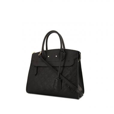 Borsa Louis Vuitton City Steamer in pelle monogram con stampa nera