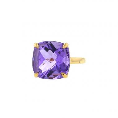 Bague Tiffany & Co Sparklers en or jaune et améthyste
