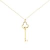 Tiffany & Co Clé Couronne large model necklace in yellow gold - 00pp thumbnail