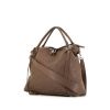 Bolso de mano Louis Vuitton Ixia en cuero mahina marrón - 00pp thumbnail