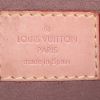 Sac à main Louis Vuitton Greta en toile monogram multicolore et noire et cuir naturel - Detail D3 thumbnail