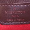 Borsa a spalla Louis Vuitton Hampstead in tela a scacchi ebana e pelle marrone cioccolato - Detail D3 thumbnail