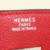 Bolso de mano Hermes Birkin 35 cm en cuero togo rojo Vif - Detail D3 thumbnail