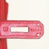 Hermes Birkin 35 cm handbag in red Vif togo leather - Detail D4 thumbnail