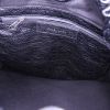 Balenciaga Drawstring backpack in black leather - Detail D2 thumbnail