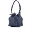 Shopping bag Louis Vuitton petit Noé modello piccolo in pelle Epi blu - 00pp thumbnail