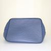 Shopping bag Louis Vuitton petit Noé modello piccolo in pelle Epi blu - Detail D4 thumbnail