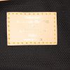 Bolsito de mano Louis Vuitton African Queen en cuero monogram huella marrón dorado - Detail D3 thumbnail