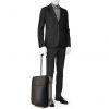 Louis Vuitton  Pegase suitcase  in anthracite grey taiga leather  and black leather - Detail D1 thumbnail