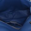 Fendi Kan U shoulder bag in blue leather - Detail D3 thumbnail