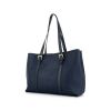 Fendi shopping bag in blue monogram canvas and blue - 00pp thumbnail