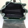 Gucci Bamboo Backpack backpack in green patent leather and bamboo - Detail D2 thumbnail