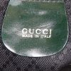 Sac à dos Gucci Bamboo Backpack en cuir verni vert et bambou - Detail D3 thumbnail