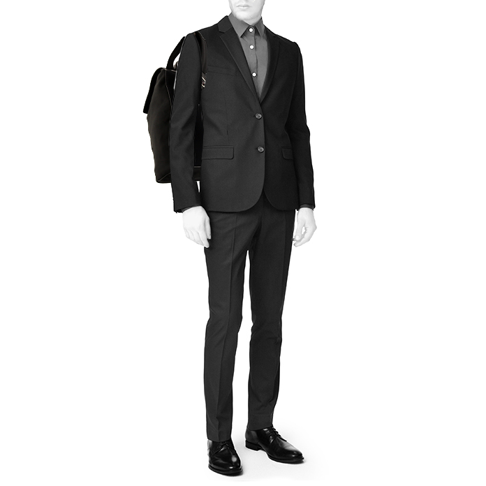 Zaino Dior in tela e pelle nera - Detail D1