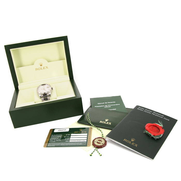 Orologio Rolex Oyster Perpetual Date in acciaio Ref :  115234 Circa  2011 - Detail D2