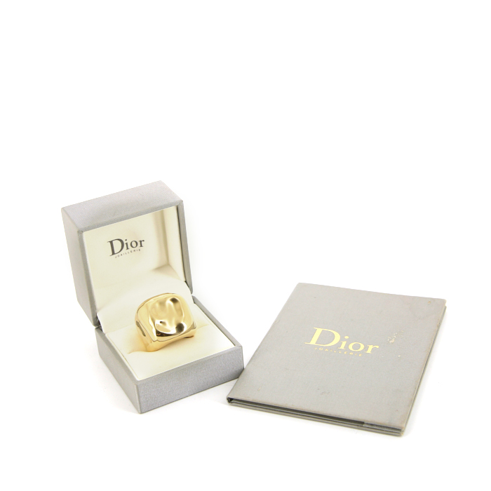 Dior Nougat large model ring in yellow gold - Detail D2