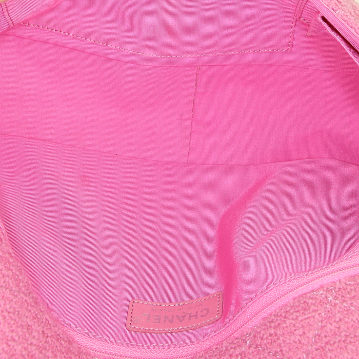 2.55 shoulder bag in pink quilted canvas - Detail D2