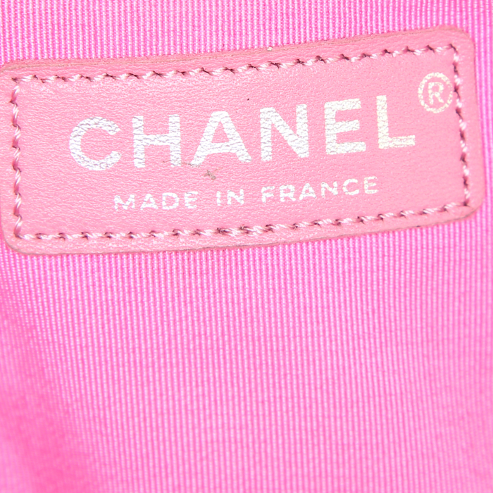 2.55 shoulder bag in pink quilted canvas - Detail D3
