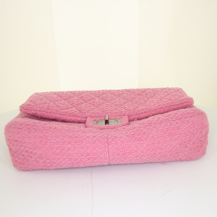2.55 shoulder bag in pink quilted canvas - Detail D4