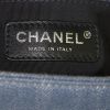 Chanel Boy small model shoulder bag in blue jean two tones denim - Detail D4 thumbnail