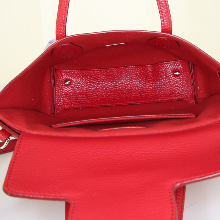 Borsa a tracolla Tod's New Joy in pelle rossa - Detail D3