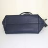Prada shoulder bag in blue grained leather - Detail D5 thumbnail