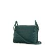 Bottega Veneta Nodini shoulder bag in blue intrecciato leather - 00pp thumbnail
