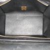 Celine Trapeze medium model handbag in orange python and black leather - Detail D3 thumbnail
