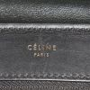 Celine Trapeze medium model handbag in orange python and black leather - Detail D4 thumbnail