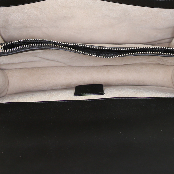 Sac porté épaule ou main Gucci Dionysus en toile monogram enduite beige et python blanc - Detail D3