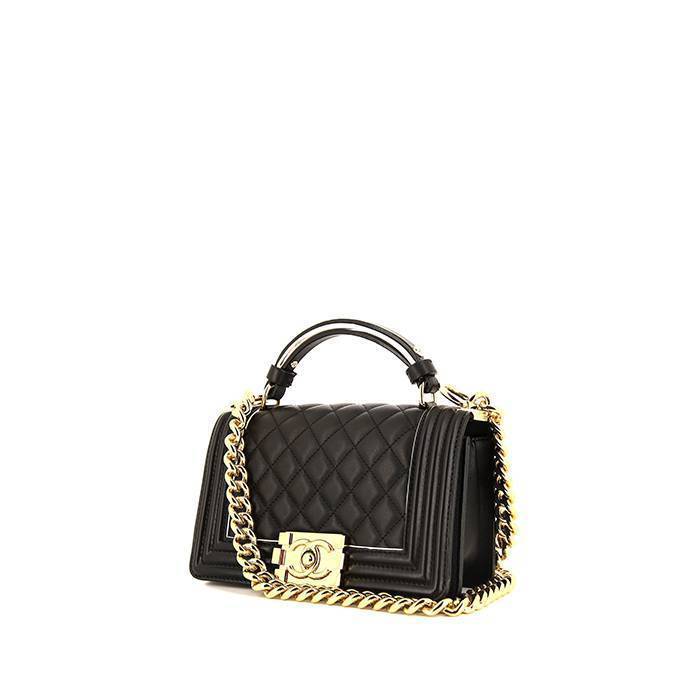 Black Quilted Denim CC Print Mini Square Classic Single Flap Bag Silver  Hardware, 2020, Handbags & Accessories, The New York Collection, 2021