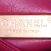 Borsa a tracolla Chanel Top Handle in pitone rosa - Detail D4 thumbnail