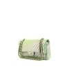 Chanel Timeless shoulder bag in green glittering leather - 00pp thumbnail