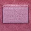 Gucci Dionysus handbag in beige monogram canvas and burgundy suede - Detail D4 thumbnail