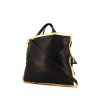 Bottega Veneta shopping bag in black and gold bicolor leather - 00pp thumbnail