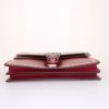 Gucci Dionysus large model bag worn on the shoulder or carried in the hand in red and gold leather - Detail D5 thumbnail