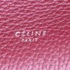 Bolso Cabás Celine Big Bag modelo pequeño en cuero granulado color burdeos - Detail D4 thumbnail