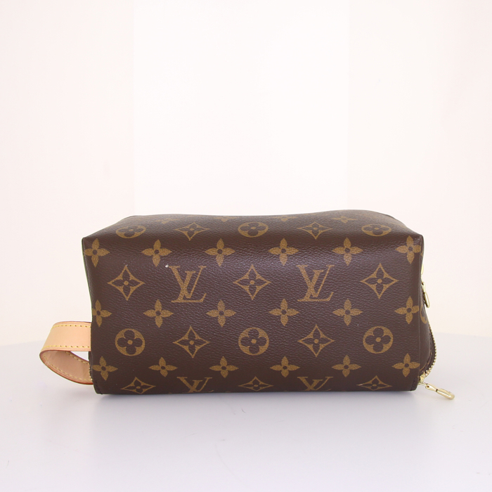 Nécessaire à chaussures Louis Vuitton en toile monogram marron - Detail D4