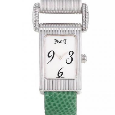 Reloj Piaget Miss Protocole de oro blanco Ref :  5322 Circa  2010