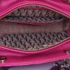 Dior Lady Dior medium model handbag in pink, orange and plum tricolor leather cannage - Detail D3 thumbnail