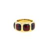 Pomellato sleeve ring in yellow gold and garnets - 00pp thumbnail