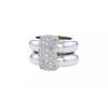 Chaumet Duo large model ring in white gold and diamonds - 00pp thumbnail