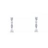 Pendientes movibles Tiffany & Co en platino y diamantes - 00pp thumbnail