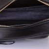 Prada Esplanade shoulder bag in black leather saffiano - Detail D2 thumbnail