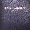 Saint Laurent shopping bag in black leather - Detail D3 thumbnail