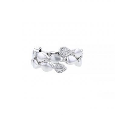 Anello Piaget in oro bianco e diamanti