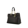 Dior Dior Soft shopping bag in black leather - 00pp thumbnail